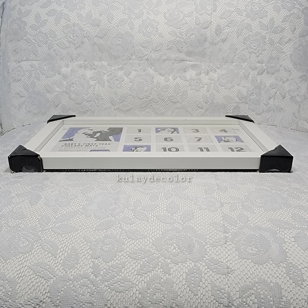 Baby’s First Year Collage Frame 12 Month Photo Display 17.25” x 10” – Brand New